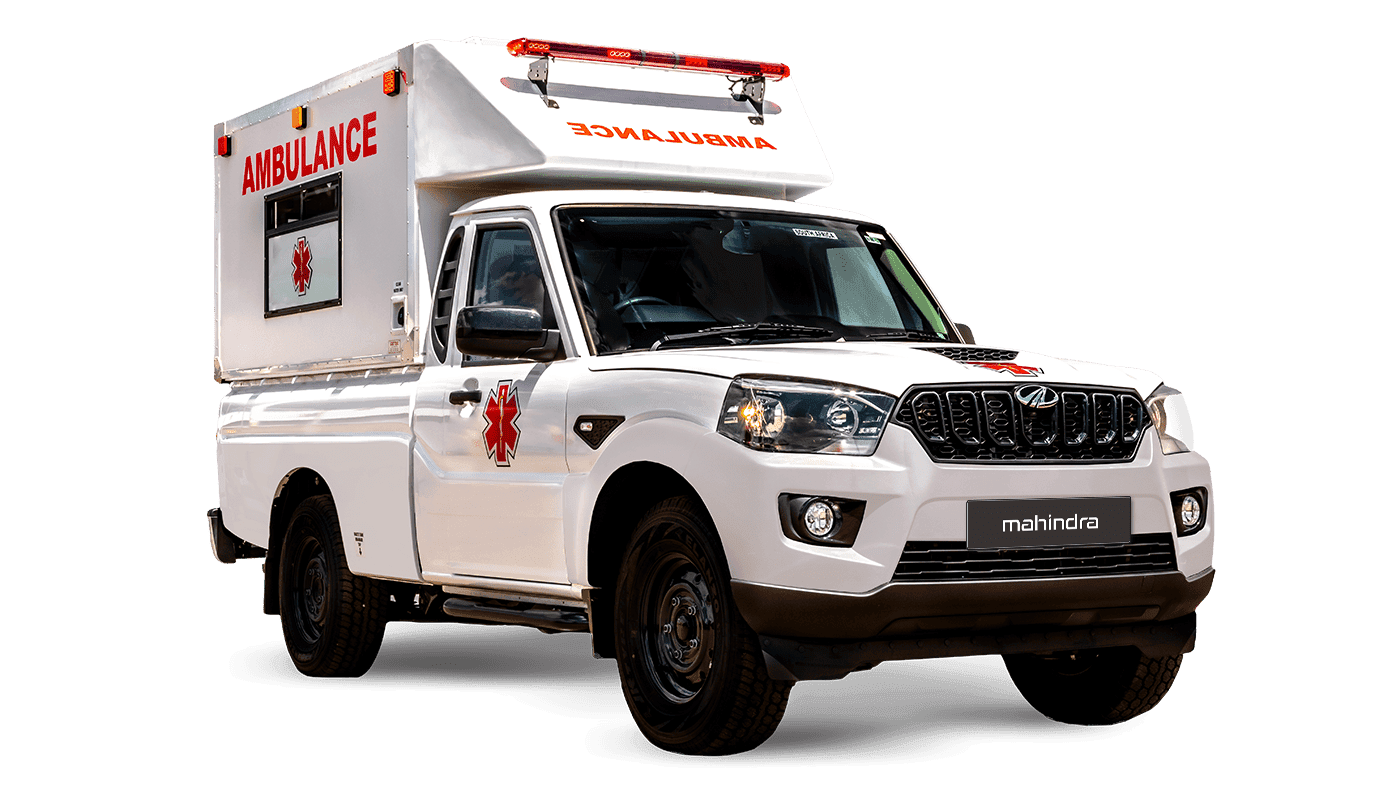 Pik Up S6 Ambulance hero — Eagle Mahindra Bramley